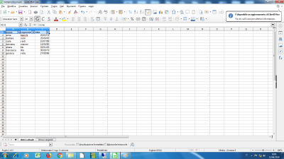 risultato libreoffice