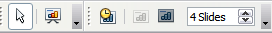 Slide view toolbar