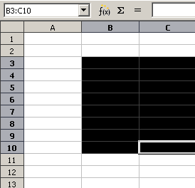 Group of selected cells