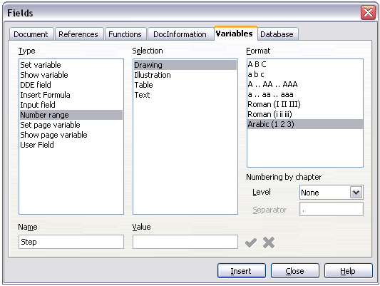 Defining a number range variable