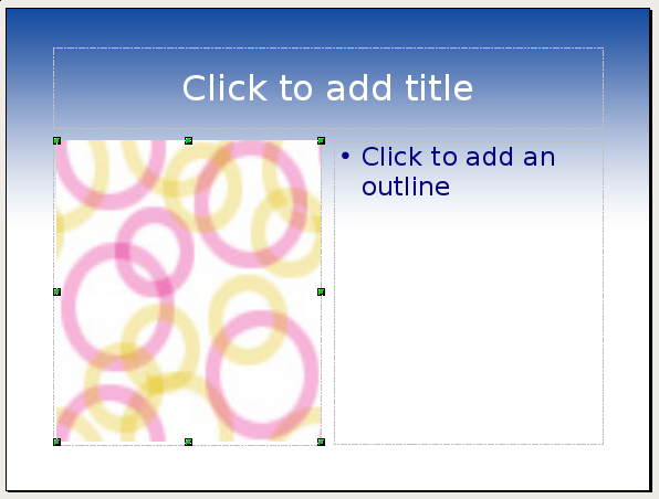 Deleting an element of a slide