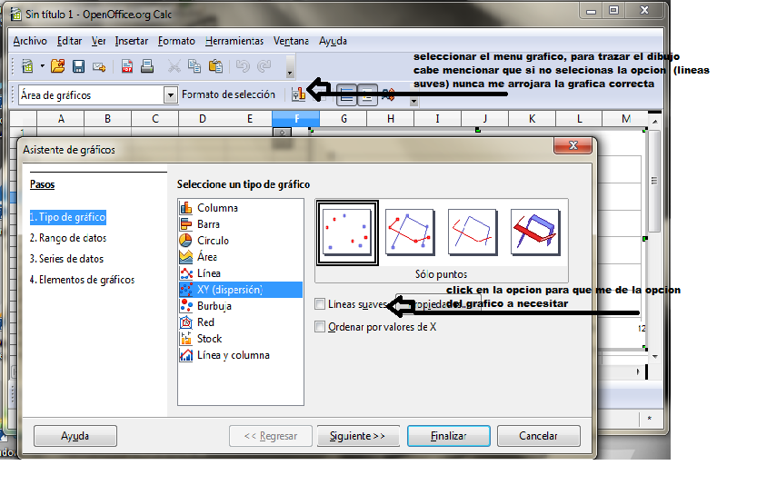 Como ingresar series de datos