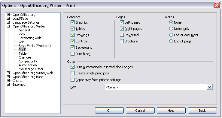 Fax setup