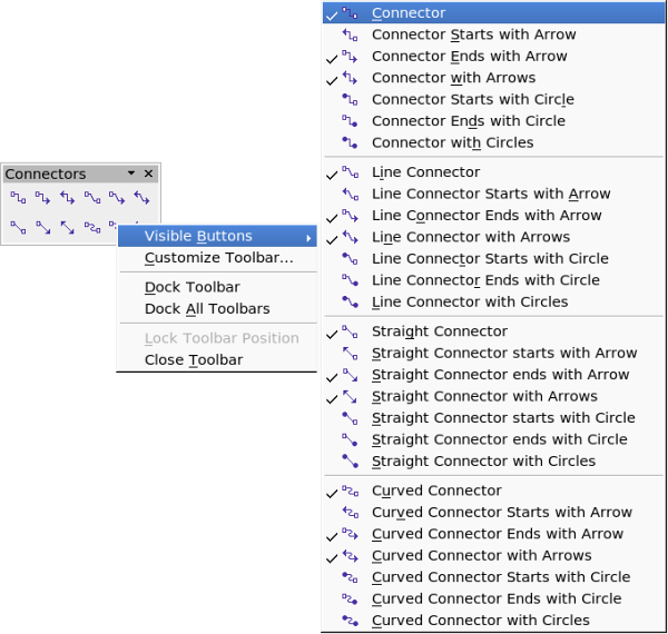 Activating additional connectors.