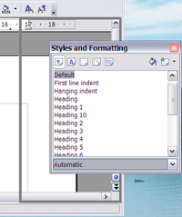 Figure 2: Docking a window